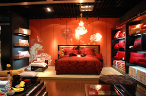 仙合家紡店面形象大集合