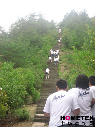 艾萊依麗水銷售部組織戶外活動