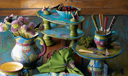 百變櫥柜麗人隨心 賞心悅目五彩繽紛的時尚餐具