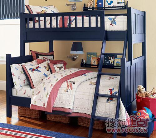 快樂雙胞胎多彩趣味雙層兒童床