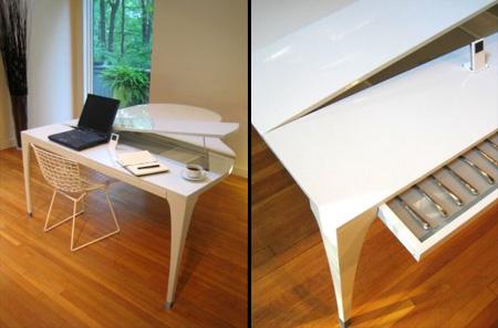 蘋果筆記本上的創(chuàng)意 現(xiàn)代藝術(shù)桌子設(shè)計時尚與經(jīng)典