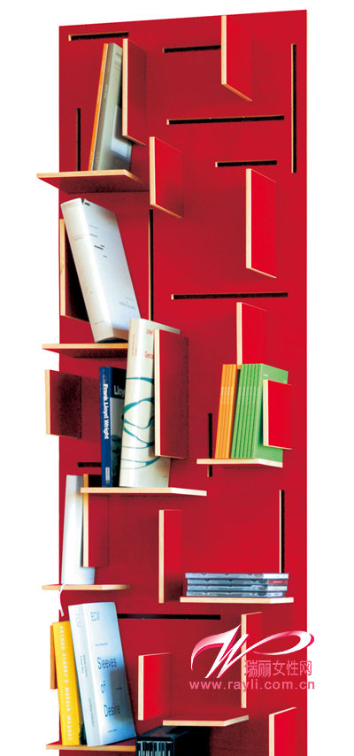 最不規則的書架讓生活有趣味