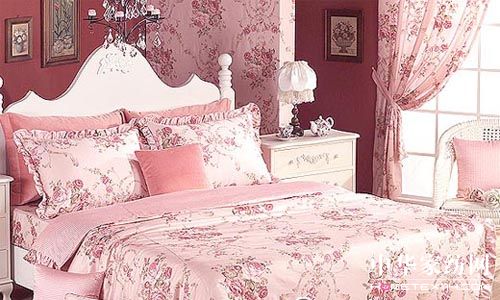 溫柔碎花演繹床上春天