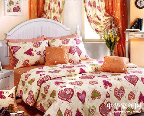 溫柔碎花演繹床上春天