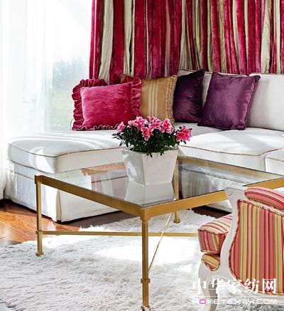 優(yōu)雅粉紫色系飾家范本