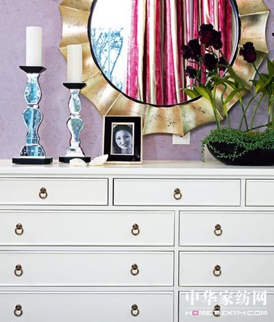 優(yōu)雅粉紫色系飾家范本