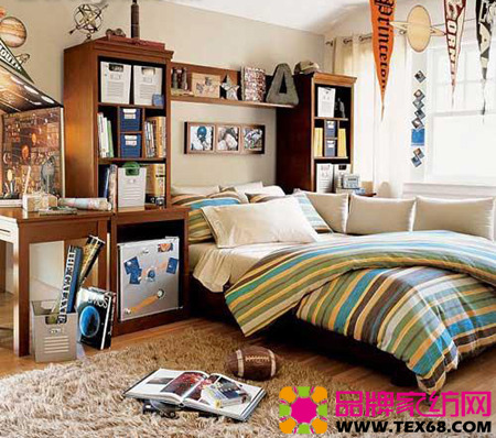 炫彩床品打造80后時尚臥室