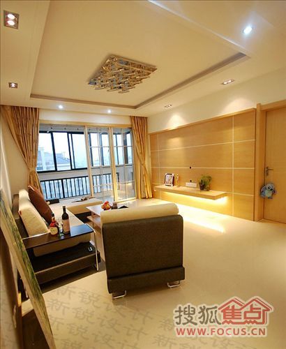 小夫妻七萬裝修米色舒適家