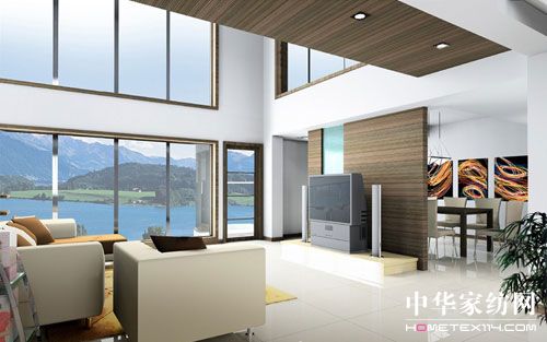 時尚復式客廳裝修美圖