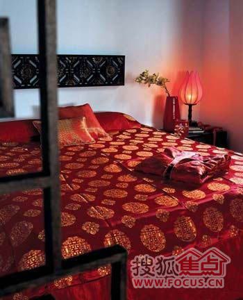 時(shí)尚浪漫中式婚房