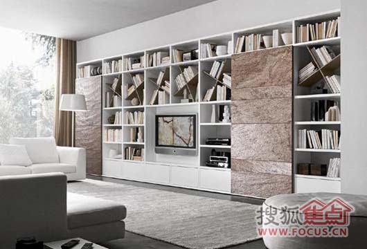 時尚迷人書香空間