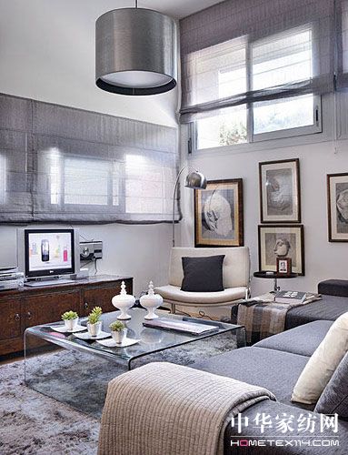 時尚銀灰空間演繹中性典范