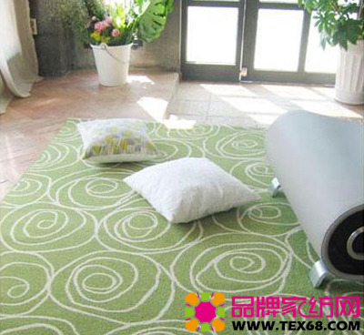 時尚地毯為居室帶來舒適感受