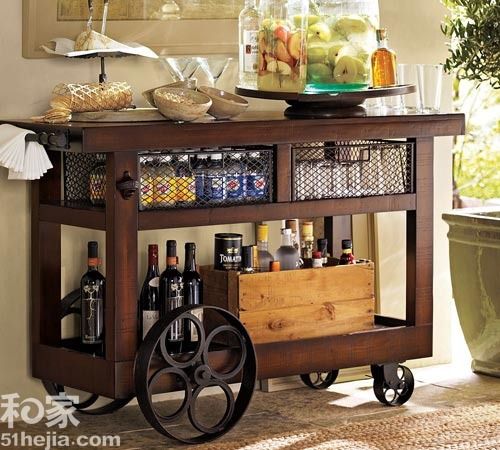 實木餐邊柜裝飾收納兩不誤