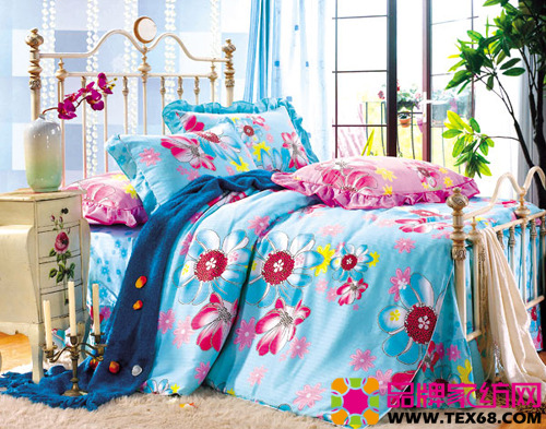 時尚床品讓臥室靈動起來