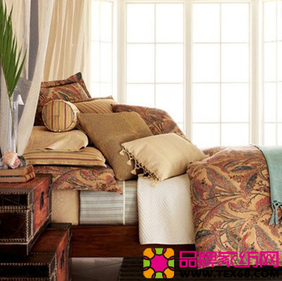 清新淡雅床品讓臥室添時尚感覺