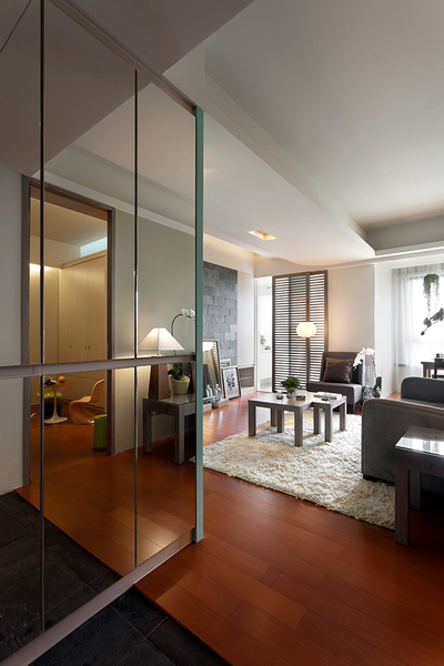 簡潔的歐美風格小戶型家居