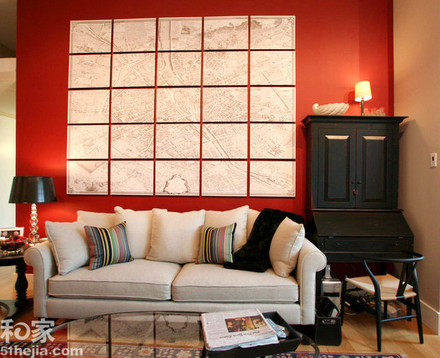 78平米溫暖時尚現代美式風格家