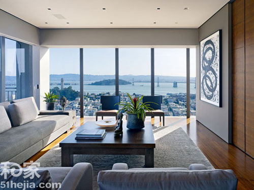 全景視野打造豪氣簡約大戶型