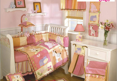 時尚唯美的寶寶睡房