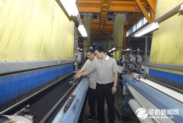 吳家曦調研余杭產業集群建設