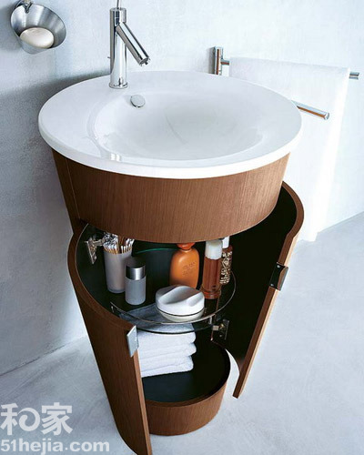 小戶型衛浴間收納方法