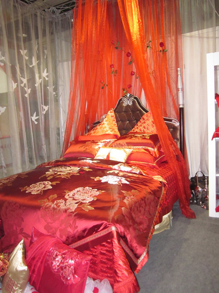 藍鴿家紡亮相浙江省連鎖加盟展覽會