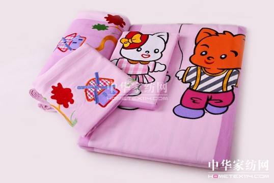 柏年家紡兒童系列火熱上市