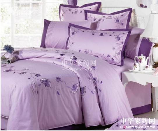 家紡加盟紫羅蘭清新淡雅一世流傳