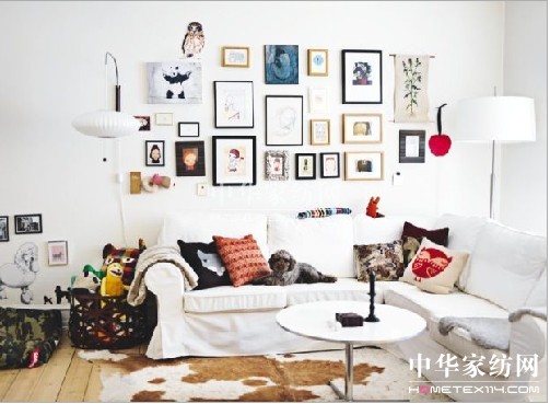 洋妞甜蜜溫馨糖果色誘惑兩居室