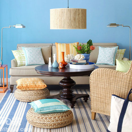 多些色彩點綴讓客廳活起來③