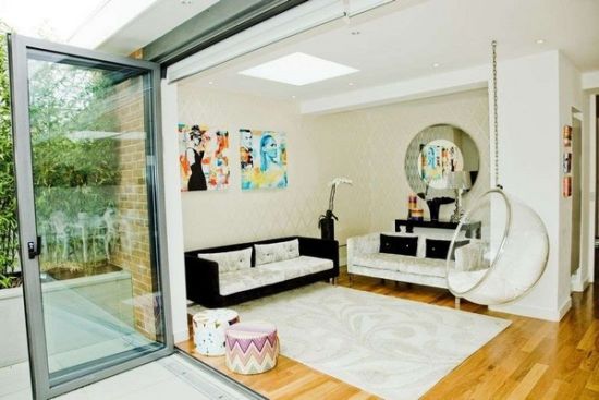 現代風格的時尚潔簡家裝