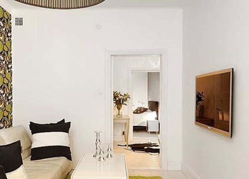 黃綠色的清醒時尚家裝