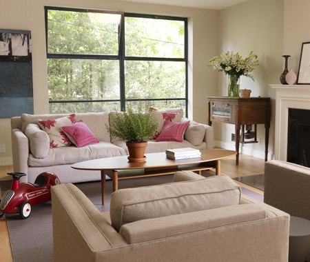 藝術家的時尚小家軟裝簡潔明快