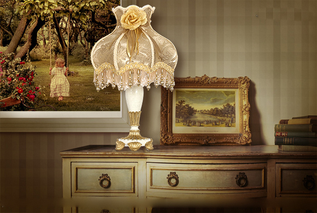 唯美蕾絲臺燈甜蜜浪漫的童話世界