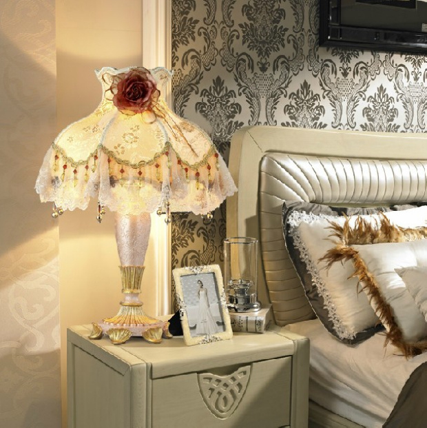 唯美蕾絲臺燈甜蜜浪漫的童話世界