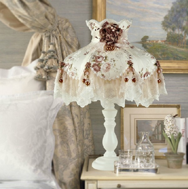 唯美蕾絲臺(tái)燈甜蜜浪漫的童話世界