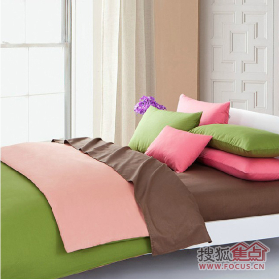 色彩分明10款時尚床品清涼一夏