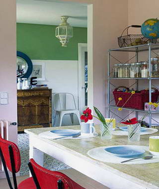 家居色彩裝飾彩色家飾清爽美家