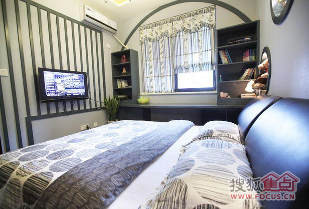 紫色臥室夠浪漫秀2居混搭甜蜜家(上)