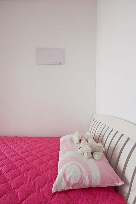 半包6萬裝87平時尚3居兒童書房合并