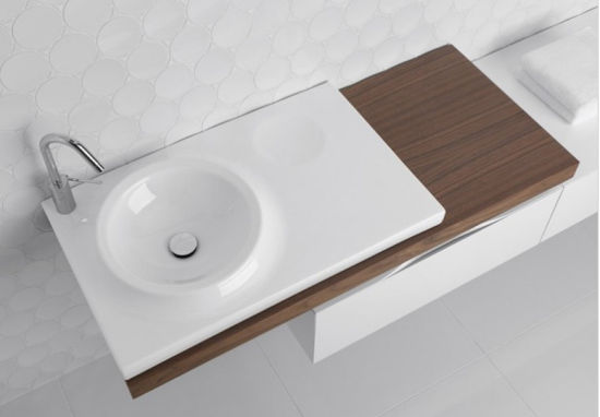 時尚新穎立體浴室墻壁