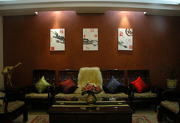 16萬裝282平簡約中式風格美家(3)