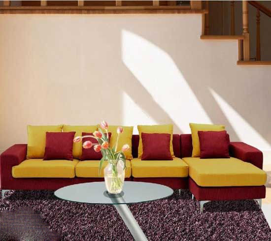 24款轉(zhuǎn)角沙發(fā)打造大氣舒適家(1)