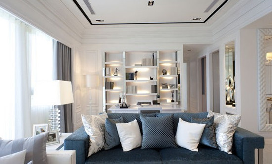 凈白明亮13萬設計清爽110平新房