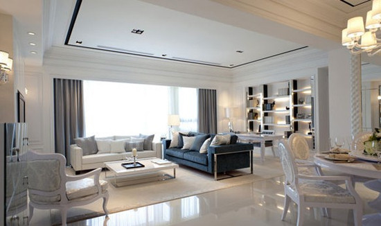 凈白明亮13萬設計清爽110平新房