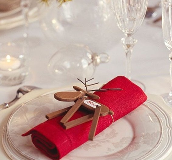 可愛馴鹿裝點圣誕家