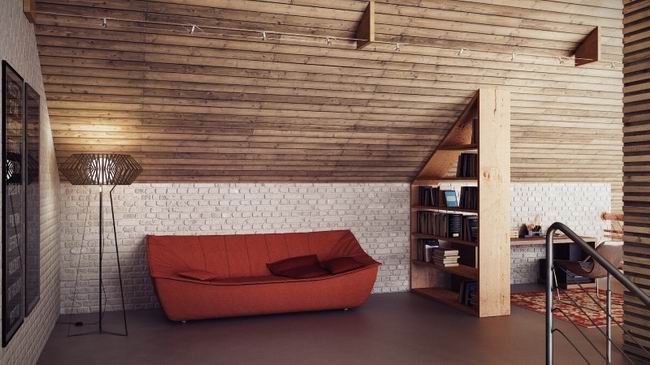 白俄羅斯復式閣樓設計