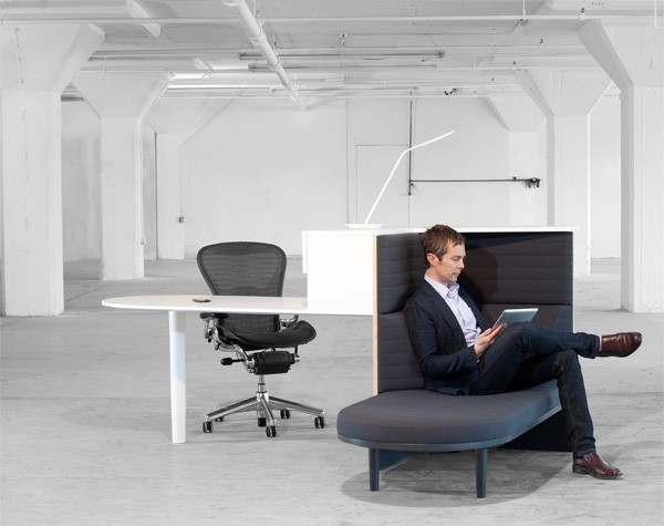 可辦公可休息一體化工作區