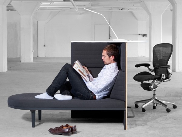 可辦公可休息一體化工作區